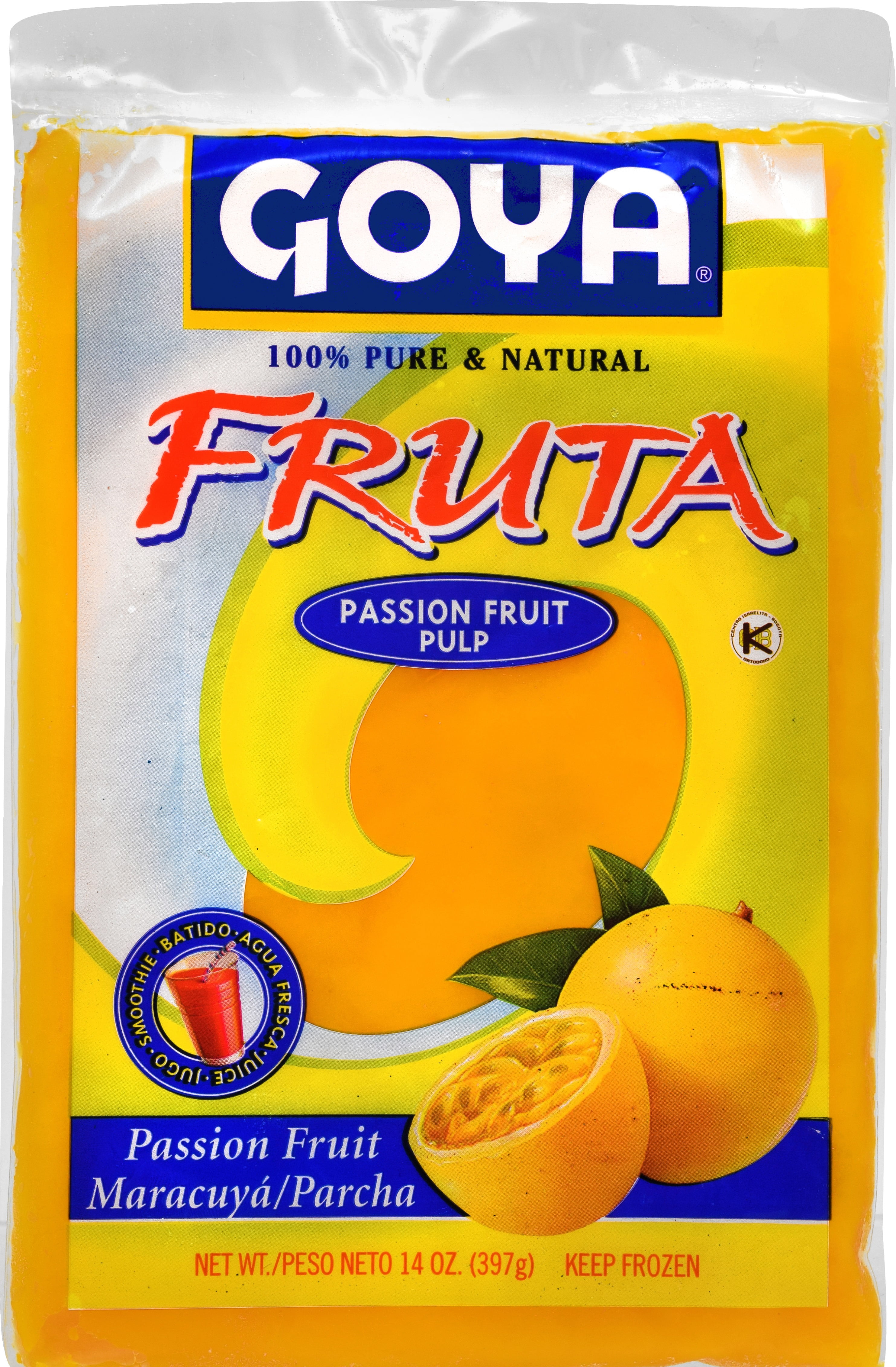GOYA Fruta Passion Fruit Pulp 14 oz