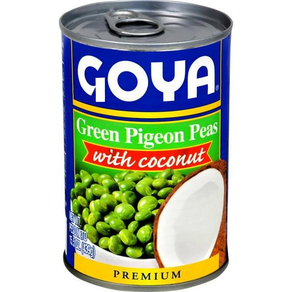 GOYA Green Pigeon Peas With Coconut 15.5 oz