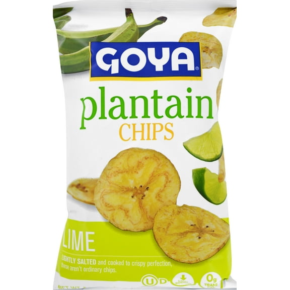 GOYA Plantain Chips, Lime Flavor, 5 oz Bag