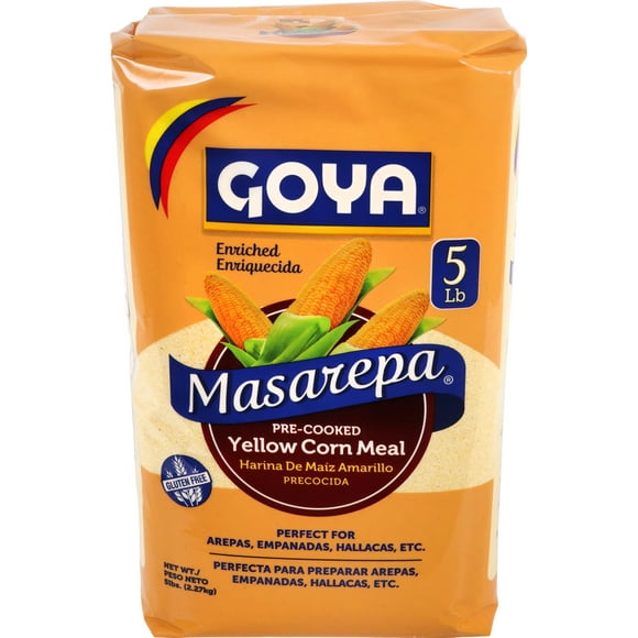 GOYA Pre-cooked Yellow Corn Masarepa, 5lb
