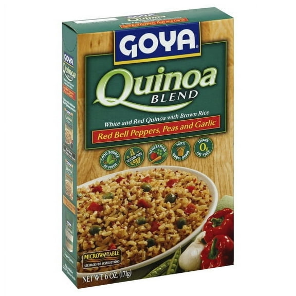 GOYA Quinoa Blend with Peppers, Peas & Garlic, 6 oz