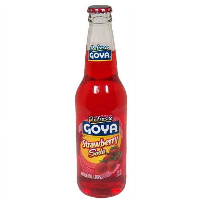 GOYA Refresco Strawberry Soda, 12 Oz