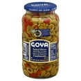 thumbnail image 1 of GOYA Salad Olives Pitted Manzanilla Olives & Pimientos Condimento 20 oz, 1 of 4