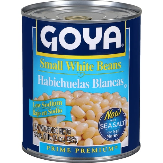 GOYA Small White Beans Low Sodium 29 oz