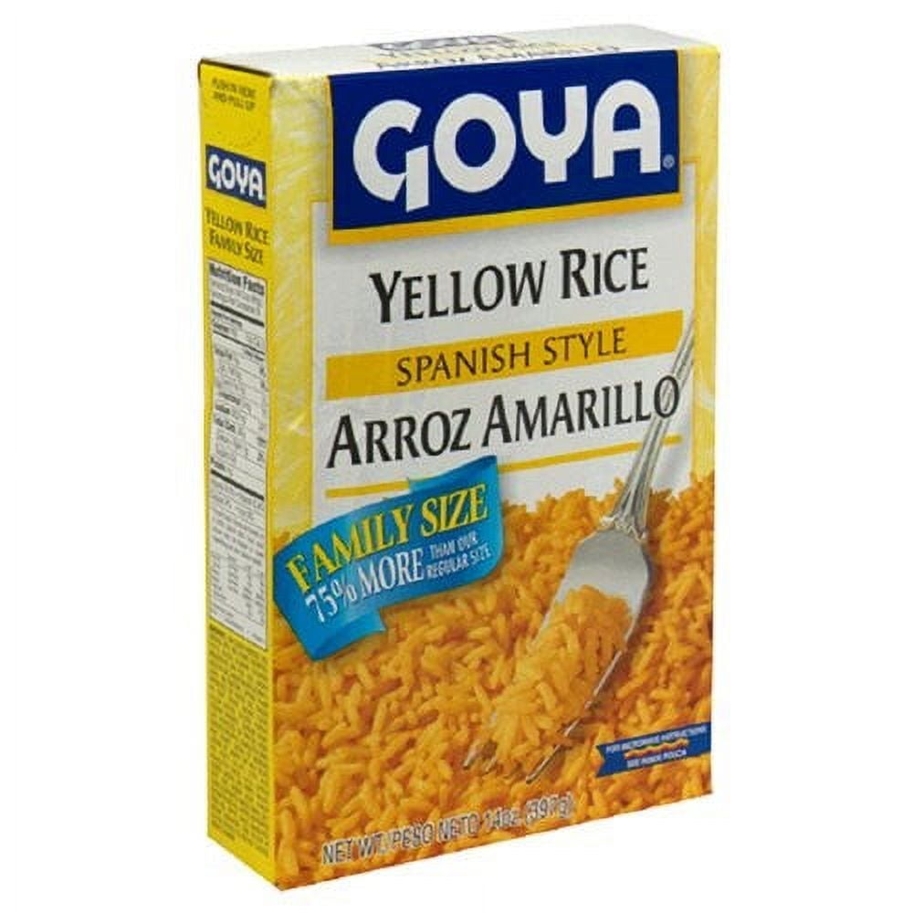 GOYA Spanish Style Yellow Rice Family Size 14 oz - Walmart.com