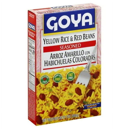 GOYA Yellow Rice & Red Beans Seasoned Rice Mix, 7 oz