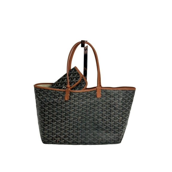 Pre-Owned GOYARD St. Louis Goyardine PM Black Tote Bag