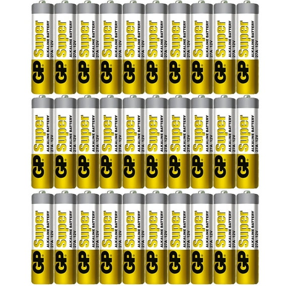 GP 27A 30 pack - A27 12V 27A Remote Control Alkaline Battery, Bulk