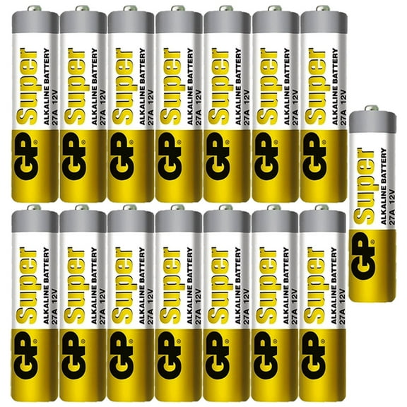 GP 27A (MN27) High Voltage Battery 15 pieces, Bulk