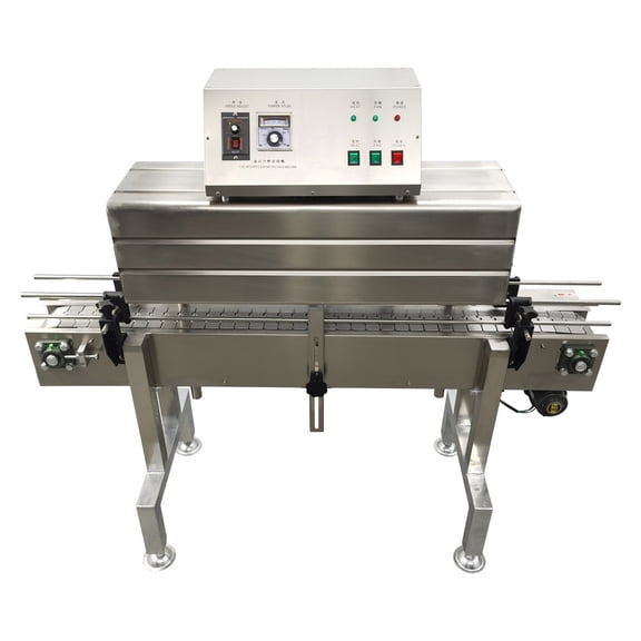 GP-405 Full Automatic Bottle Mouth Label Thermal Shrink Machine For PVC PP POF Film 220V 7KW