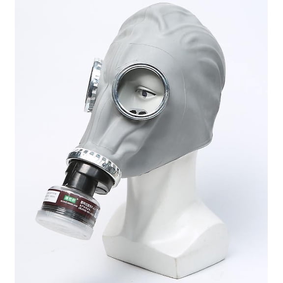 GP-5 Grey Rubber Respirator Gas Face Mask Filter Chemical Dustproof Safety