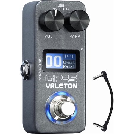 GP-5 Super Compact Multi-Effects Processor & NAM/IR Loader Pedal(Incl 1PCS Additional TRS Cable By VOLKTONE)