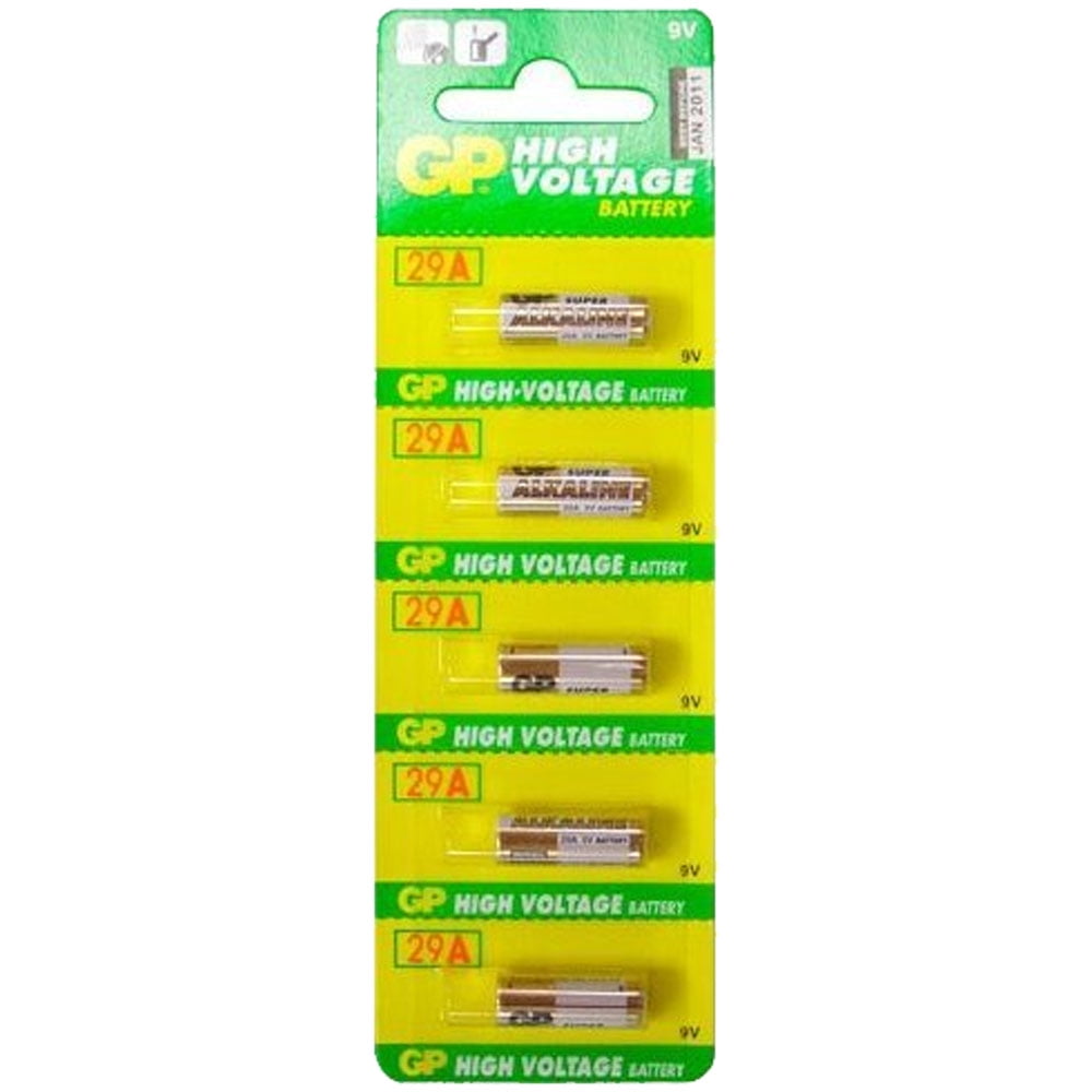 GP - A32 (29A) Alkaline Batteries 9V (Pack of 5)