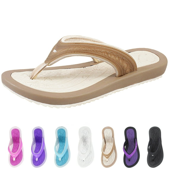 GP Breeze Light Weight Waterproof Flip Flops for Women