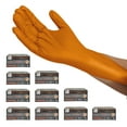 thumbnail image 1 of GP Craft  8Mil Diamond Textured Orange Nitrile Gloves (Automative Work) Cleaning Hand Cover, 1 of 6
