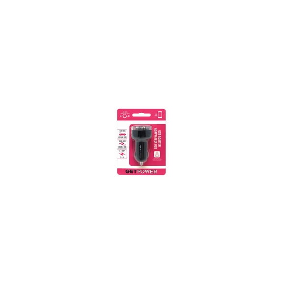 GP-DCUSB-BLK 1.5A USB DC Car Adapter - Quantity 1