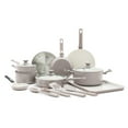 thumbnail image 1 of GreenPan Essence 17-Piece Ceramic Nonstick Cookware – Toxin-Free, Dishwasher & Oven Safe, Beige, 1 of 5