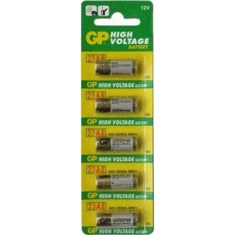 GP High Voltage 12V A23 23ae Batteries x 24