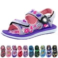 thumbnail image 1 of GP Kids Classic SNAP LOCK Sandal: 9203B Purple Glitter, EU26 (Size: Toddler 8.5 - 9), 1 of 2