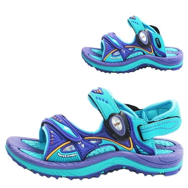 GP Kids Signature SNAP LOCK Sandals: 7611 Purple Blue, EU26 (Size: Toddler 9.5 - 10)