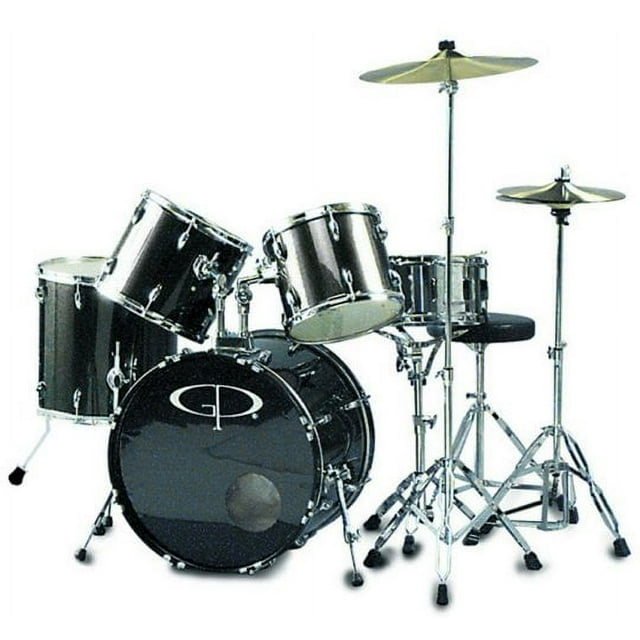 GP Percussion "Performer" 5 Piece Full Size Drum Set