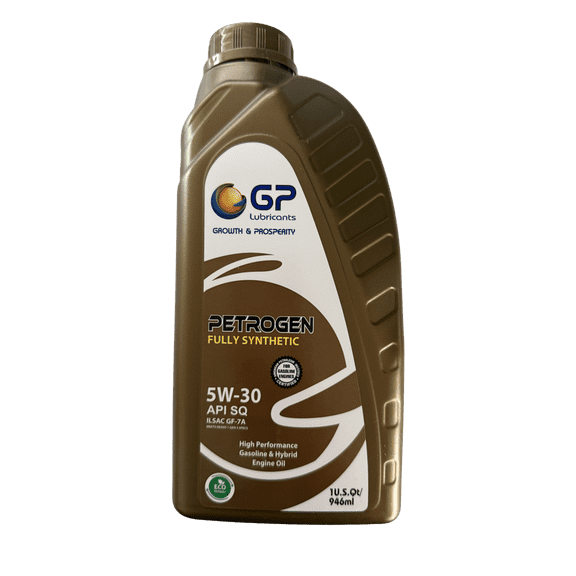 GP Petrogen Fully Synthetic 0W-20 Motor Oil, API SP, 1 Quart (946 mL)