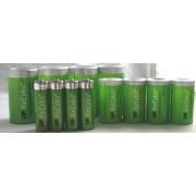 GP Recyko 4 AA Pre-Charged Rechargeable Batteries with 4 C ADAPTERS AND 4 D ADAPTERS