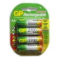 thumbnail image 1 of GP Recyko AA NiMH Pre-Charged Rechargable 1.2v 2700mAh 2 Batteries + 2 Free Total of 4 Batteries, 1 of 1