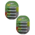 thumbnail image 1 of GP Recyko AA Rechargeable Batteries 2 Packs of 4 Batteries, 1 of 2