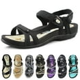 thumbnail image 1 of GP Signature SNAP LOCK Sandals for Women: 9179 Black Beige, EU36 (US Size 5.5 - 6), 1 of 8