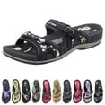 thumbnail image 1 of GP Signature Slide Sandals for Women: 6875 Black, EU37 (US Size 6.5 - 7), 1 of 9