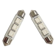 GP-Thunder 1142-CSMD-3G 42 mm SMD LED Festoon License Plates Courtesy Map Dome Lights Bulbs - Green