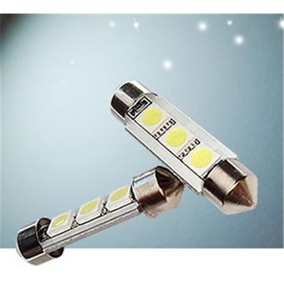 GP-Thunder 1142-CSMD-3W 42 mm LED Festoon License Plates Courtesy Map Dome Lights Bulbs - White