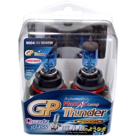 GP-Thunder 7500 K HB2 Super White Xenon Quartz Light Bulbs for Headlamp Fog Cornering Day Time Running Lights