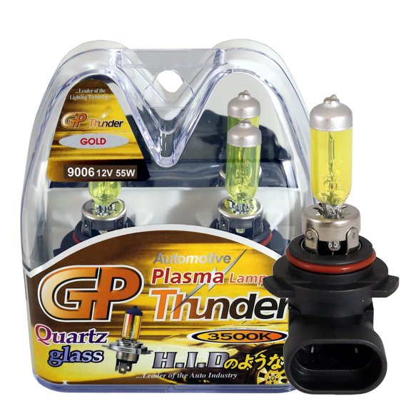 GP Xtreme 9006 HB4 3500K 55W JDM Golden Yellow High Performance Xenon Halogen thunder Light Bulbs SGPX-35K-9006