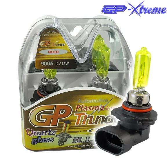 GP Xtreme H1 3500K 55W JDM Golden Yellow High Performance Xenon Halogen thunder Light Bulbs for Compatible DRL -High Beam - Low Beam