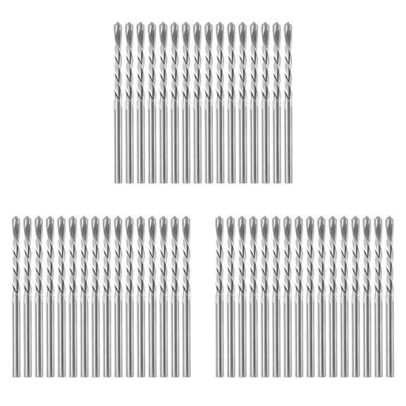 GP16 1/8Inch Drywall Pilot Point Cutting Drill Bit (48 Pack), Cutting Drywall, Suitable for Rotary Zipper Spiral Saws,3set x brocas para drywall(16pcs),Silver