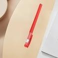 thumbnail image 1 of GP380 Gel Ink Pen, Fine Point Non-Slip Frosted Grip Rollerball Pen for Smooth Writing, Office, Exam, , Black Ink 0.38mm(Red), 1 of 4