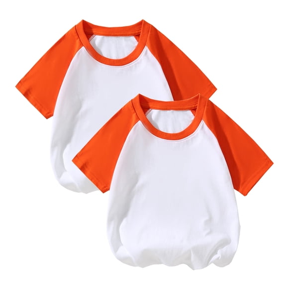 GPAECEAD 2PC Toddler Baby Girls Boys Long Sleeve Shirts Raglan Shirt Baseball Tee Cotton