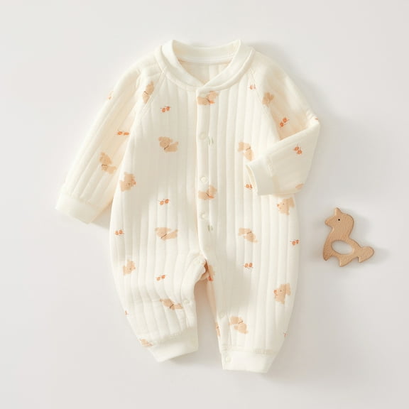GPAECEAD Baby One Piece Romper Soft Cotton Sleepwear Footed Jumpsuit