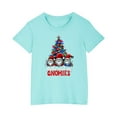 thumbnail image 1 of GPAECEAD Boys And Girls Christmas Fashion Cute Printed Casual Short Sleeved Cotton Top, 1 of 4