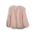 thumbnail image 1 of GPAECEAD Girls Faux-Fur Jacket Coat Winter Snowday Thick Warm Fashion Cool Clothes Pink, 1 of 2
