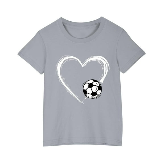 GPAECEAD Girls Summer Short Sleeve T-Shirts Color Block Trendy Crewneck Pullover Tops Casual Blouse