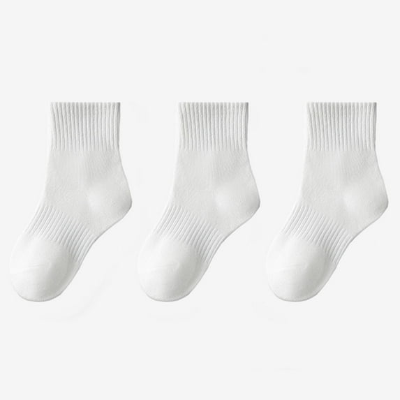 GPAECEAD Kids Ankle Socks Boys Cushioned Athletic Short Socks Girls Cotton Quarter Socks Children Youth 3 Pairs