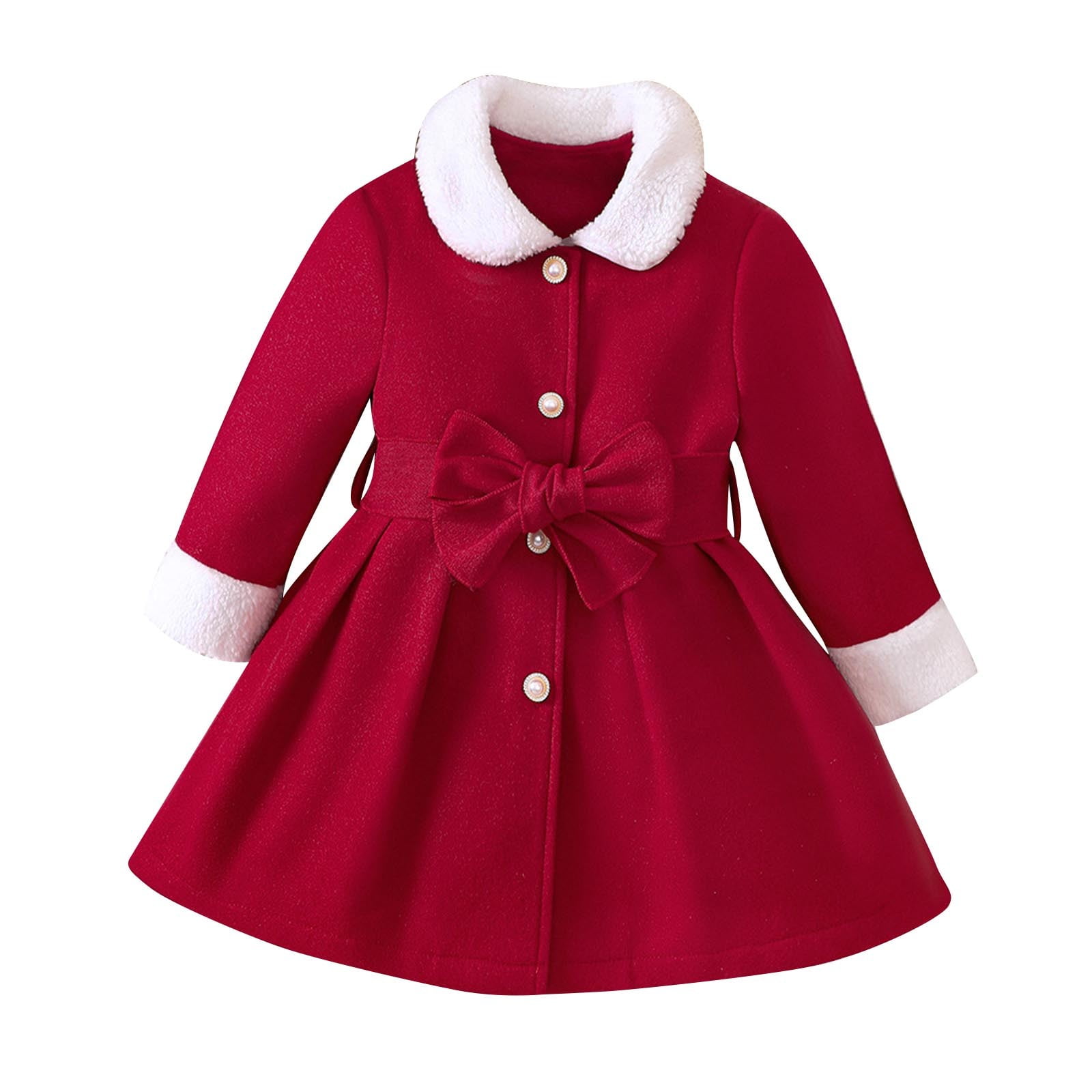 GPAECEAD Toddler Baby Girl Clothes Jacket Coat Long Sleeve Solid Color
