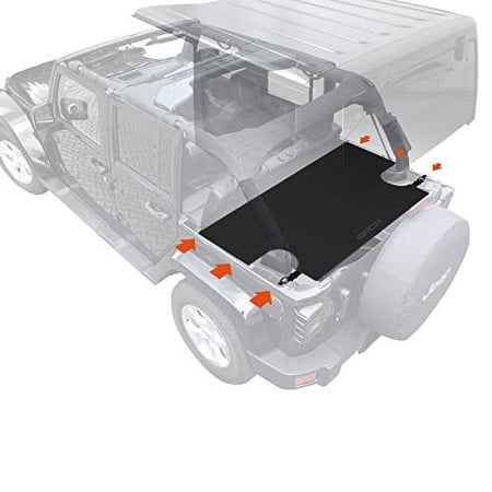 GPCA Jeep Wrangler JK 4DR Cargo Cover LITE