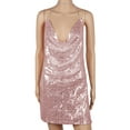 thumbnail image 1 of Imountek Women's Sequin Slit Backless Slip Dress with Adjustable Chain Choker, 1 of 4
