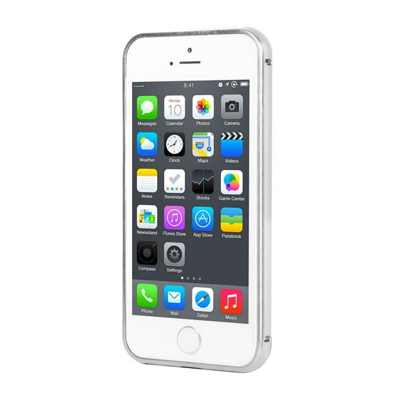 GPCT Slim Shock-Resistant Mirror Case For iPhone 5/5S - Silver