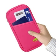 GPCT iMounTEK Travel Passport Wallet Organizer Holder with 11 Interior Pockets (Hot Pink)