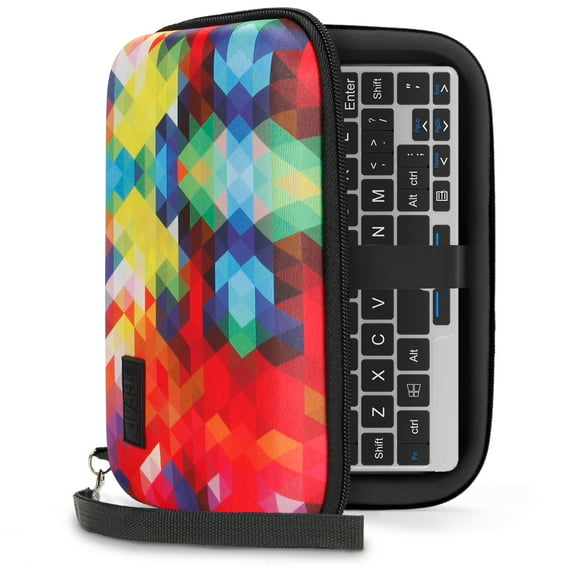 GPD Pocket 7" Mini Laptop PC Hard Shell Storage Travel Case by USA Gear - HS7.5 for 7 Inch Notebook